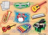 Melissa and Doug Musical Instruments Sound Puzzle