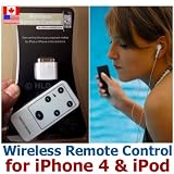 New Wireless Music Remote Control for iPad, iPhone 4, iPhone 3GS, iPhone 3, iPod Touch, iPod Classic, iPod Nano - Next Fast Forward Rewind Play Pause Volume Control