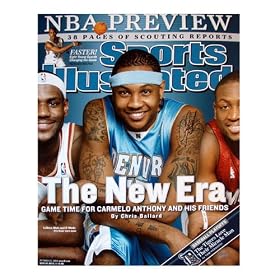 Carmelo Anthony Autographed Sports Illustrated Cover from 10/23/2006 16x20 Photograph