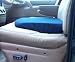 Seat Wedge Cushion with Blue Washable Cover