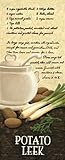 Potatoes Leek by Louise Max 8.00X20.00. Art Poster Print