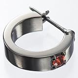 ディオロッソ(DIO ROSSO) ピアス(ガーネットラウンドピアス) メンズ