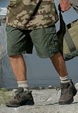 Boulder Creek Side Elastic Solid Shorts
