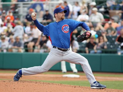 Chicago Cubs v San Francisco Giants, SCOTTSDALE, AZ - MARCH 01: Ryan Dempster Photographic Poster Print by Christian Petersen, 9x12