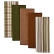 Room Essentials Kitchen Towel Set 5pc Rust