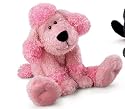Pink soft poodle dog cuddly toy girl's gift