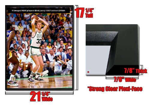 Framed Larry Bird Boston Celtics Nba Photo FrGv084