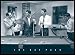 Rat Pack Frank Sinatra Pool Martin New Art Gold Wood-Mounted Poster Print - 14 X 22