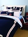 Tommy Hilfiger Duvet Cover, All American Classics, Full/Queen, Navy