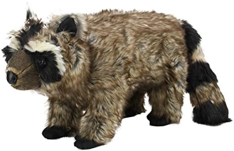 27" Life-Like Extra Soft Standing Raccoon Stuffed Animal Footrest