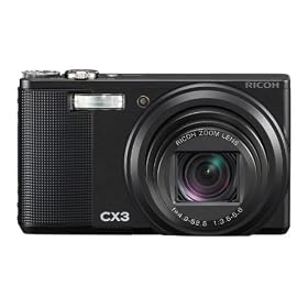 Ricoh CX3 Compact Camera ( 10.6 MP,11 x Optical Zoom,3 -inch LCD )