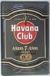 Havana Club Rum (black) embossed metal sign