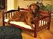 Cedar Pet Sofa - Cherry Finish