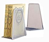 Design Ideas BookEnds, Mesh, Silver