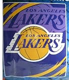 NBA Basketball Royal Plush - Lakers Queen Size Blanket - Raschel Throw
