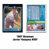 1997 Bowman Javier Vazquez Rookie Card