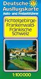 Fichtelgebirge - Frankenwald - Fr�nkische Schweiz 1 : 100 000. Deutsche Ausflugskarte - 