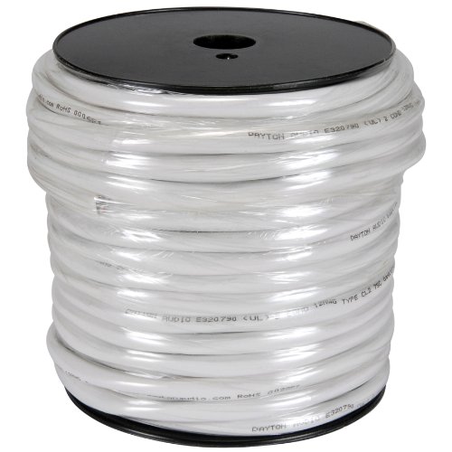 Audtek Electronics 52122H9A 12/2 OFC in Wall Speaker Wire Cable CL2 100 ft.