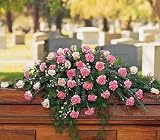 Teleflora's Heavenly Pink Casket Spray