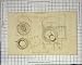 Clock Making Wheels Hands Roman Numerals Old Print