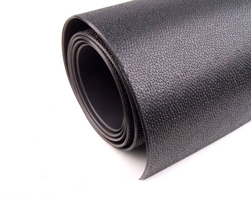 Exervo Defender Solid Home Gym Mat - Black