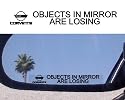(2) Mirror Decals " OBJECTS IN MIRROR ARE LOSING" for Corvette C4 C5 C6 Z06 LS6 Z51 LS1 STINGRAY TARGA ZR1 1 4 3 LT LT4 3LT LS2