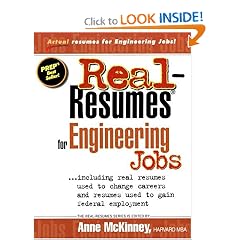 Real Resumes for Engineering Jobs (Real-Resumes Series)