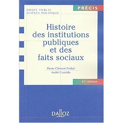 Histoire des institutions publiques et des faits sociaux