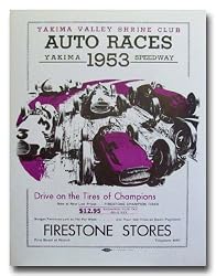 1953 Yakima Speedway Poster Print