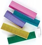 Colored Staples 1250/Pkg-Assorted Metallic Colors
