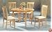 Set of 2 Contemporary Style Maple Finish Dining Chairs