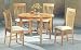 Set of 2 Contemporary Style Maple Finish Dining Chairs