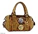 Canvas and leather handbag, 'A Bit of Irreverence'