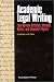 Academic Legal Writing: Law Review Articles, Student Notes, and Seminar Papers (University Casebook Series) by Eugene Volokh ISBN 1587784777