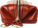 Bosca Old Leather Zipper Utility Kit (Cognac)