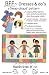 BFF ~ Dresses & Do's paper doll quilt pattern
