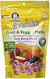 Gerber Graduates Fruit & Veggie Melts - Very Berry Blend, 1-Ounce (Pack of 4)