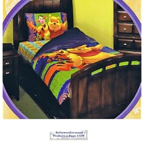Winnie the Pooh and Friends Twin Size 3 Piece Comforter Set