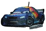 Produkt-Bild: Cars - Sebastian Schnell 8 cm * 5 cm B&uuml;gelbild Corvette C6 WTCC Rennwagen Lightning Mc Queen McQueen Auto Car AUFN&Auml;HER APPLIKATION KINDER Disney Car&acute;s