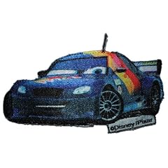 Cars - Sebastian Schnell 8 cm * 5 cm B�gelbild Corvette C6 WTCC Rennwagen Lightning Mc Queen McQueen Auto Car AUFN�HER APPLIKATION KINDER Disney Cars