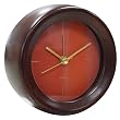 Round Wood Table Clock