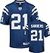 Bob Sanders Jersey: Reebok Blue Replica #21 Indianapolis Colts Jersey - Large