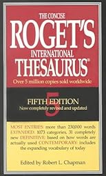 Concise Rogets International Thesaurus