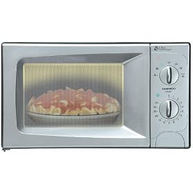 Daewoo KOR63F7SL Silver 700W 20L Mechanical Microwave Oven