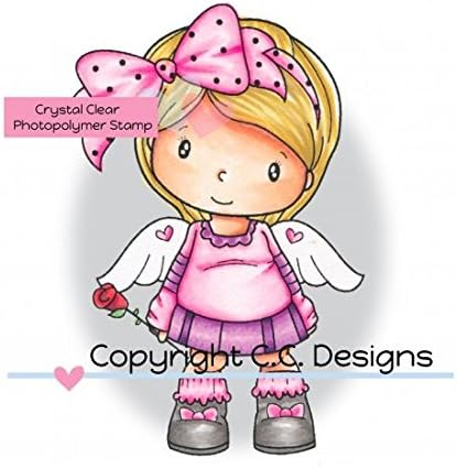 C.C. Designs Clear Stamp - Swiss Pixie Big Bow Birgitta