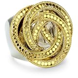 Anna Beck Designs Timor Woven Rose Bud 18k Gol