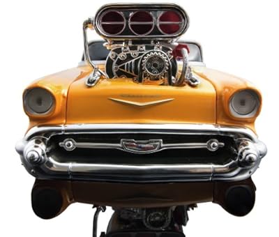 1957 Chevrolet Bel Air "Muscle Machines" Orange 1/24 by Maisto 32233