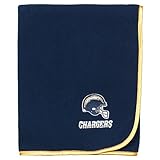 Chargers Fleece Receiving Blanket