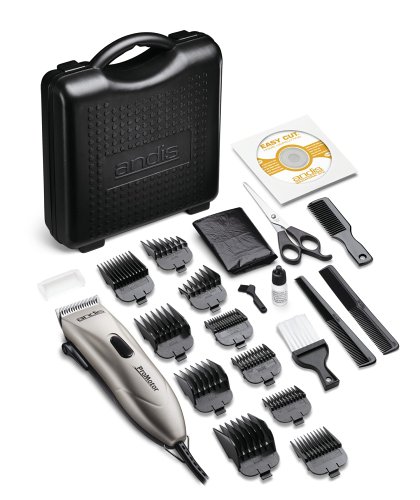 Andis 23680 22 Piece Platinum Hair Cutting Kit with 4X Power Kit in Hard Case With DVD