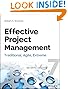 Effective Project Management: Traditional, Agile, Extreme